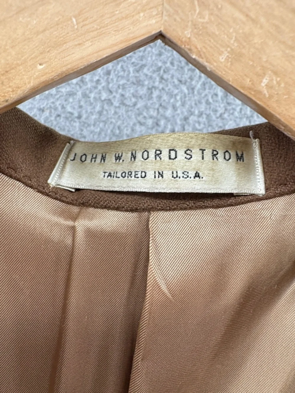 Vintage John W Nordstrom Loro Piana Cashmere Double Breasted Blazer 41R